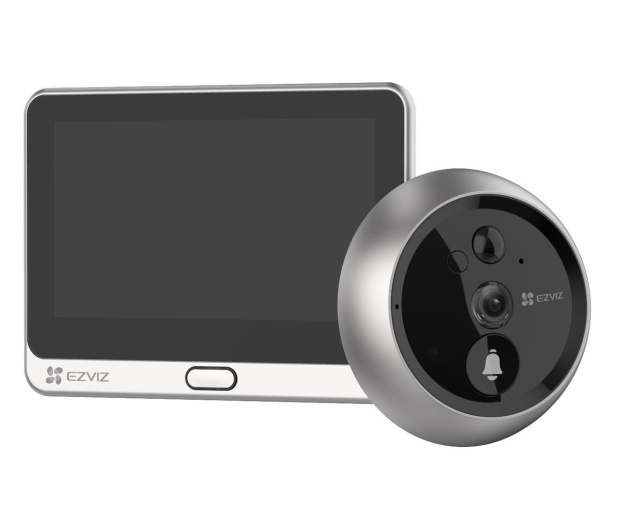 EZVIZ Bezprzewodowy dzwonek do drzwi z wizjerem DP2C 2MP - 729001 - zdjęcie